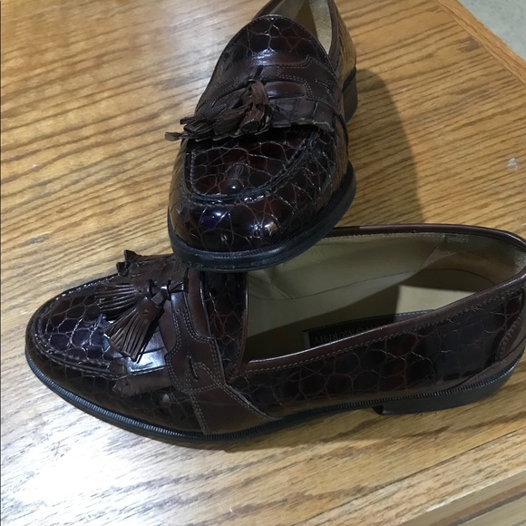 Johnston & Murphy Shoes Men’s Brown size 9 W - Picture 4 of 8